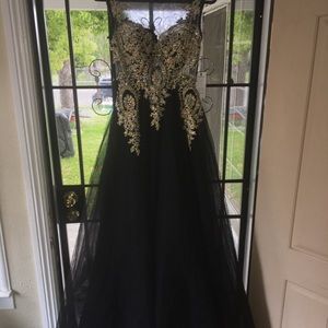 Black wedding dress